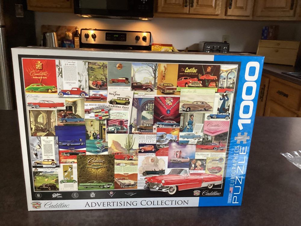 Vintage Car Ads Cadillac - Eurographics puzzle collectible [Barcode 628136607575] - Main Image 4