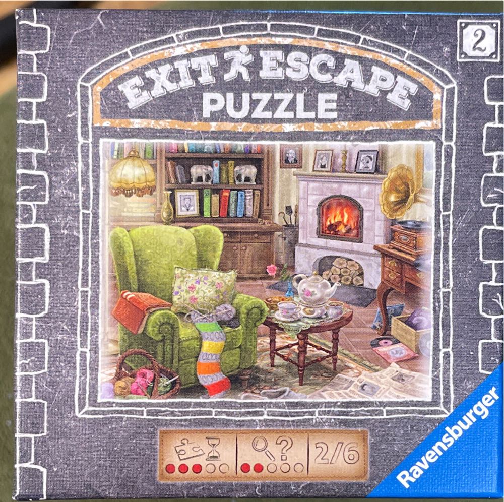 #2 - The Manor - Living Room - Ravensburger 🇩🇪 puzzle collectible [Barcode 4005556168798] - Main Image 3