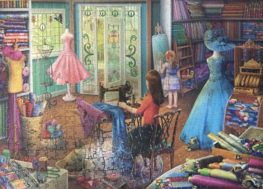 Dressmakers Daughter (Agnes €6,50) - Gibsons puzzle collectible [Barcode 5012269035438] - Main Image 3