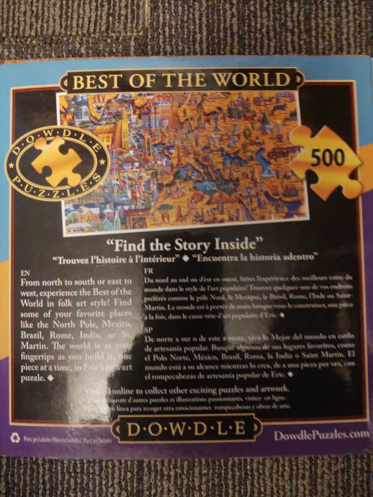 Best of The World 💎 - Dowdle puzzle collectible [Barcode 671095004411] - Main Image 2