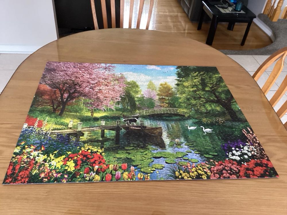 Forest Lake #1 - White Mountain puzzle collectible [Barcode 724819259588] - Main Image 4