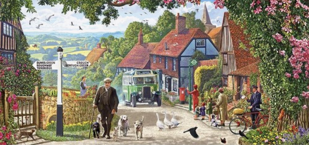 A Morning Stroll - Gibsons puzzle collectible [Barcode 5012269040449] - Main Image 2