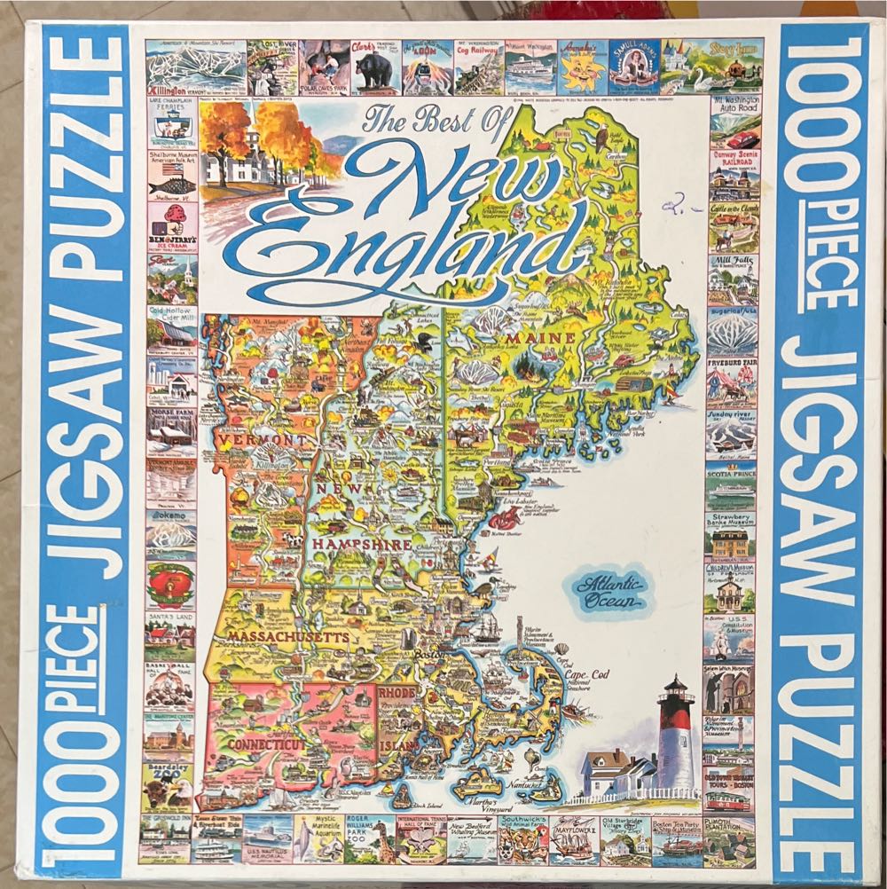 Best Of New England, The - White Mountain puzzle collectible [Barcode 724819253500] - Main Image 3