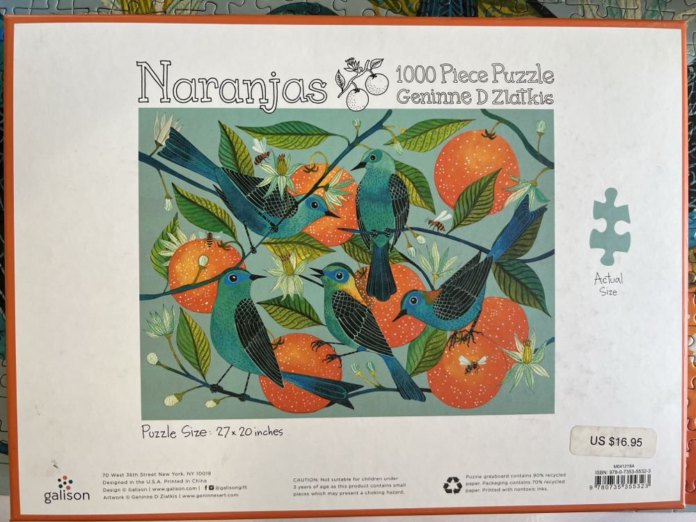 Naranjas - Galison puzzle collectible - Main Image 3