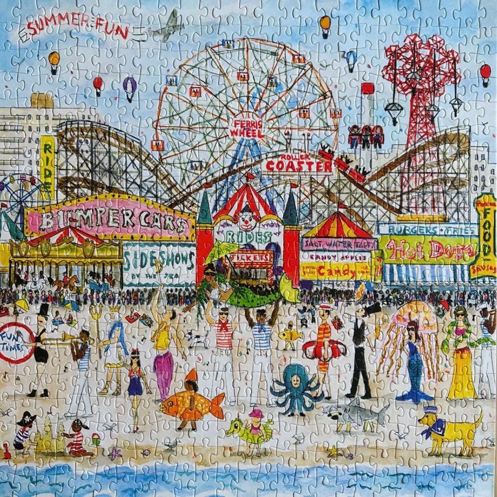 Summer Amusement Park - Good Puzzle Co puzzle collectible [Barcode 616430291460] - Main Image 2