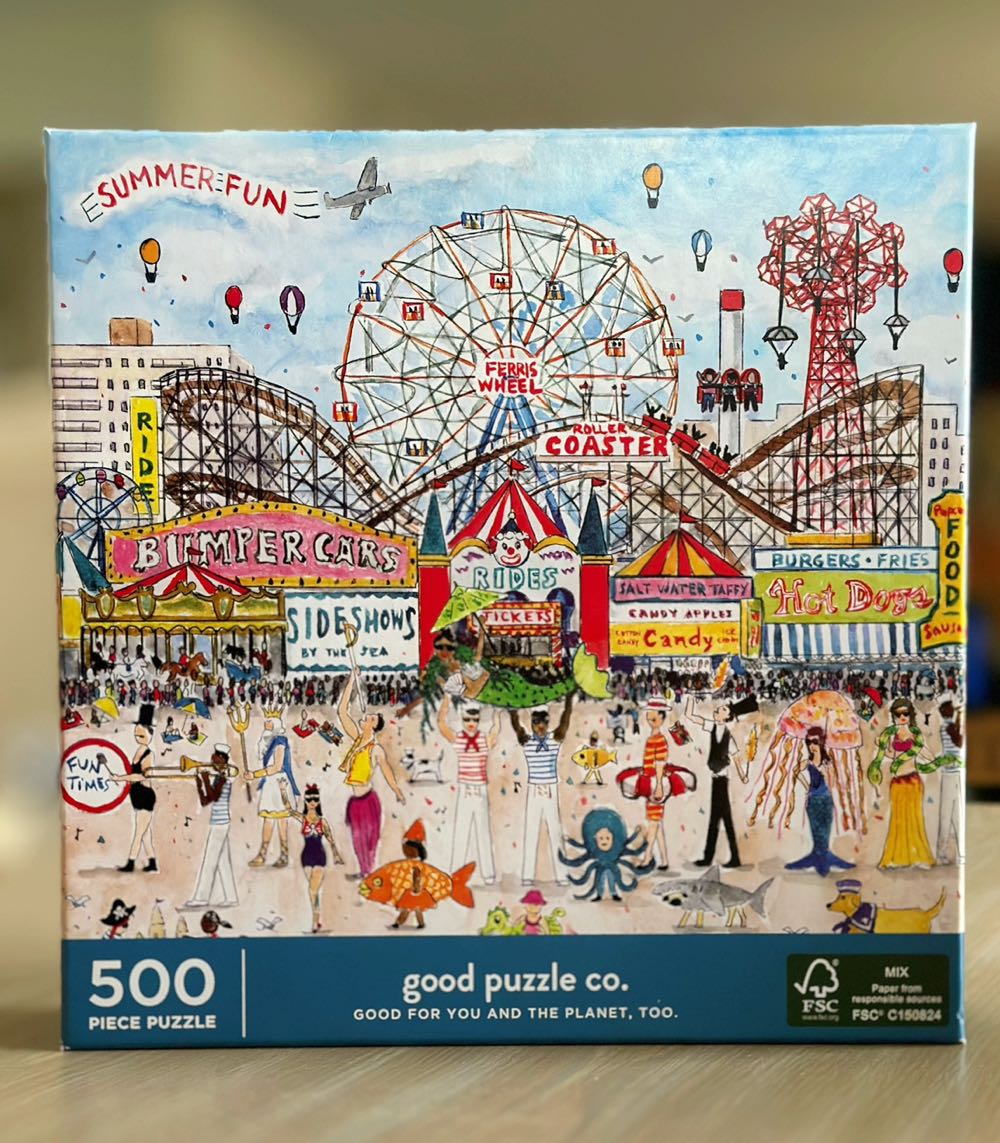 Summer Amusement Park - Good Puzzle Co puzzle collectible [Barcode 616430291460] - Main Image 3