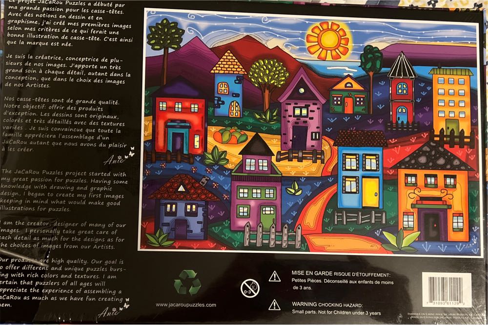 Houses In The Valley - JaCaRou puzzle collectible [Barcode 731093611292] - Main Image 2
