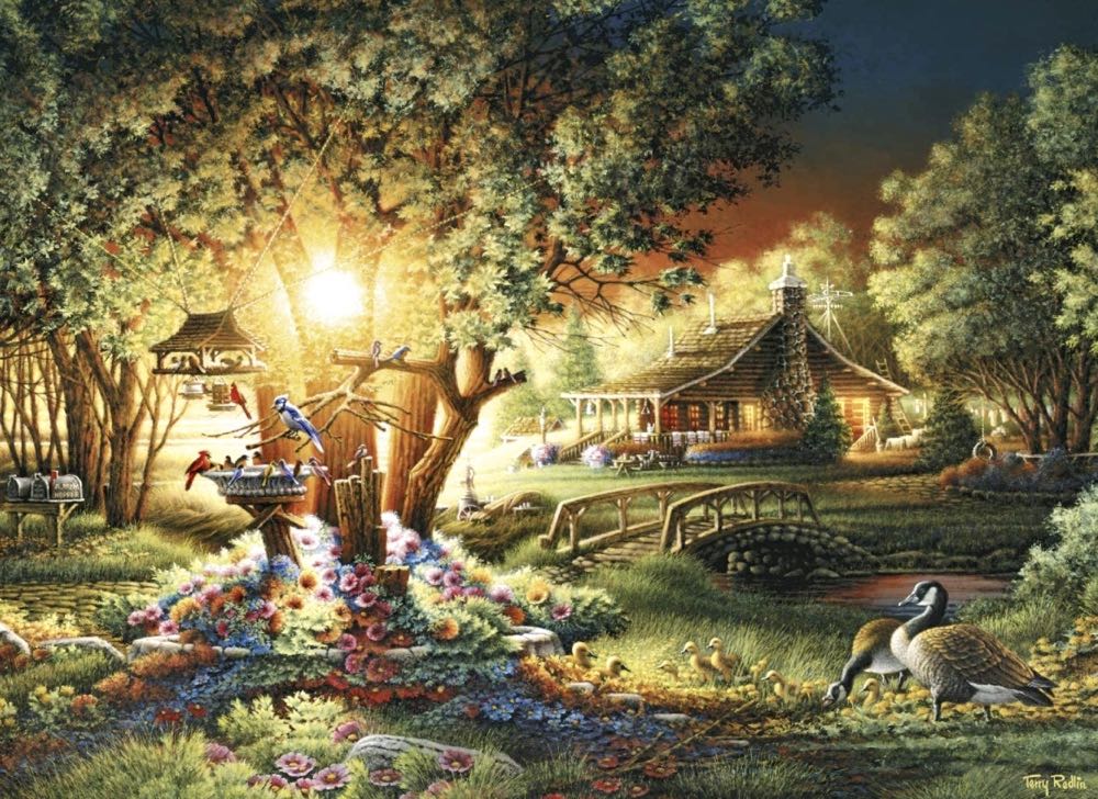 Terry Redlin : Colours of Spring - Buffalo puzzle collectible - Main Image 1
