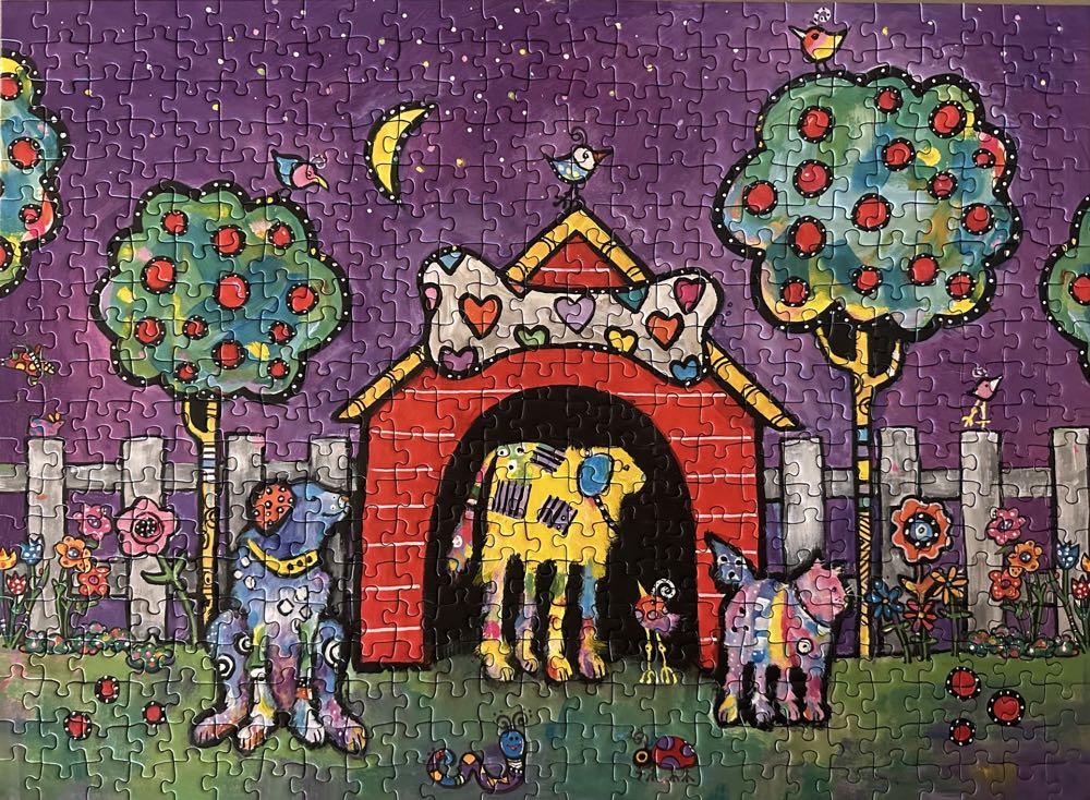 Dogs At Twilight * Keeper* - Ravensburger puzzle collectible - Main Image 2