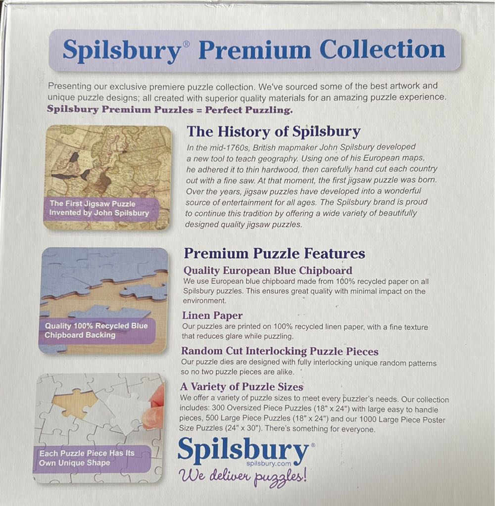 Spring Colors - Spilsbury puzzle collectible [Barcode 810061442707] - Main Image 3