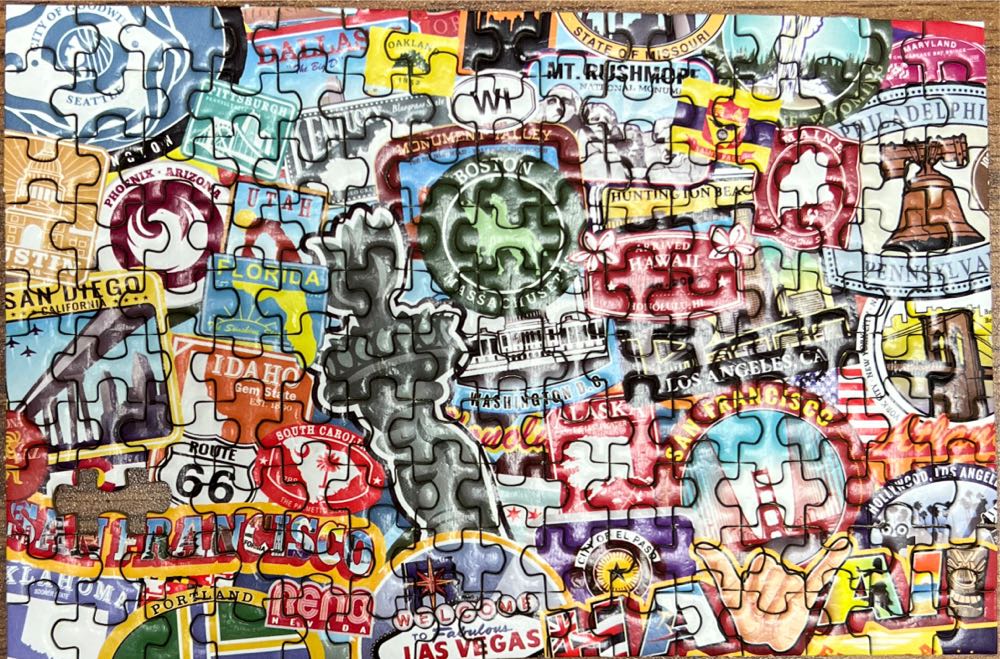Micro Puzzles Roadtrip USA - Micro Puzzles puzzle collectible - Main Image 2
