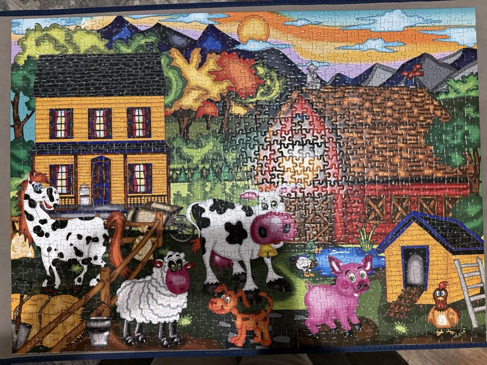 Happy Farm- GONE - Jacarou Puzzles puzzle collectible [Barcode 731093611278] - Main Image 3