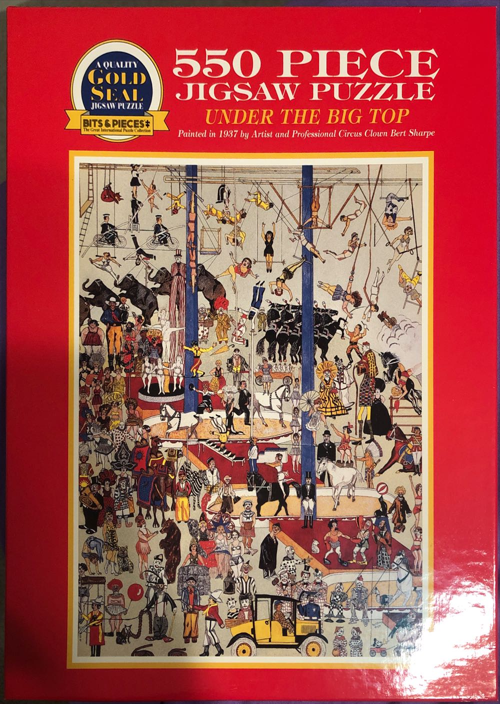 Bits And Pieces 300 Piece Jigsaw Puzzle For Adults 18” X 24” Chief Sitting Bear 300 Pc Native American Chief Animal Spirits Wolf Eagle Tent  Jigsaw By Artist Ruane Manning