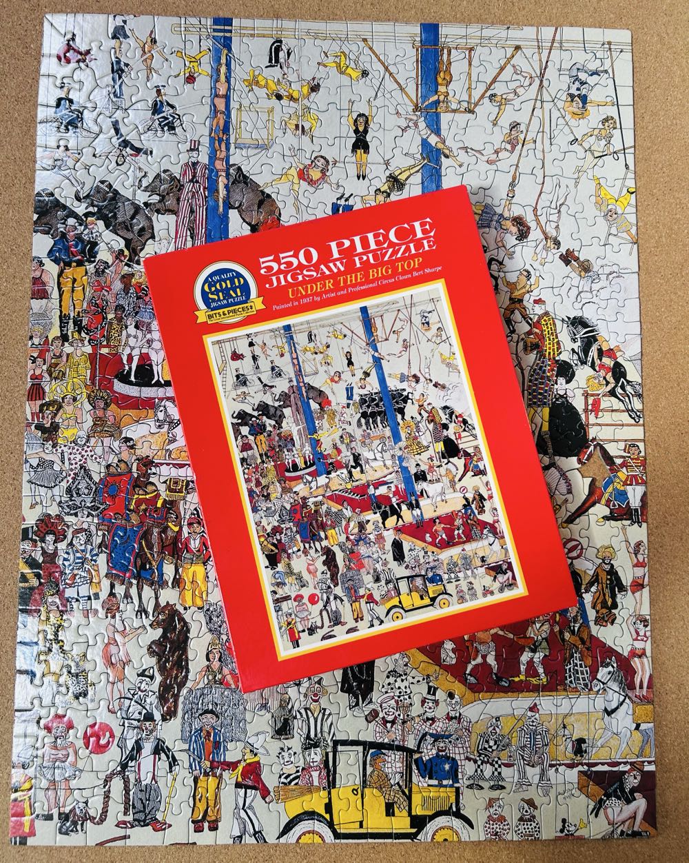 Under The Big Top - Bits & Pieces puzzle collectible [Barcode 704812101510] - Main Image 2