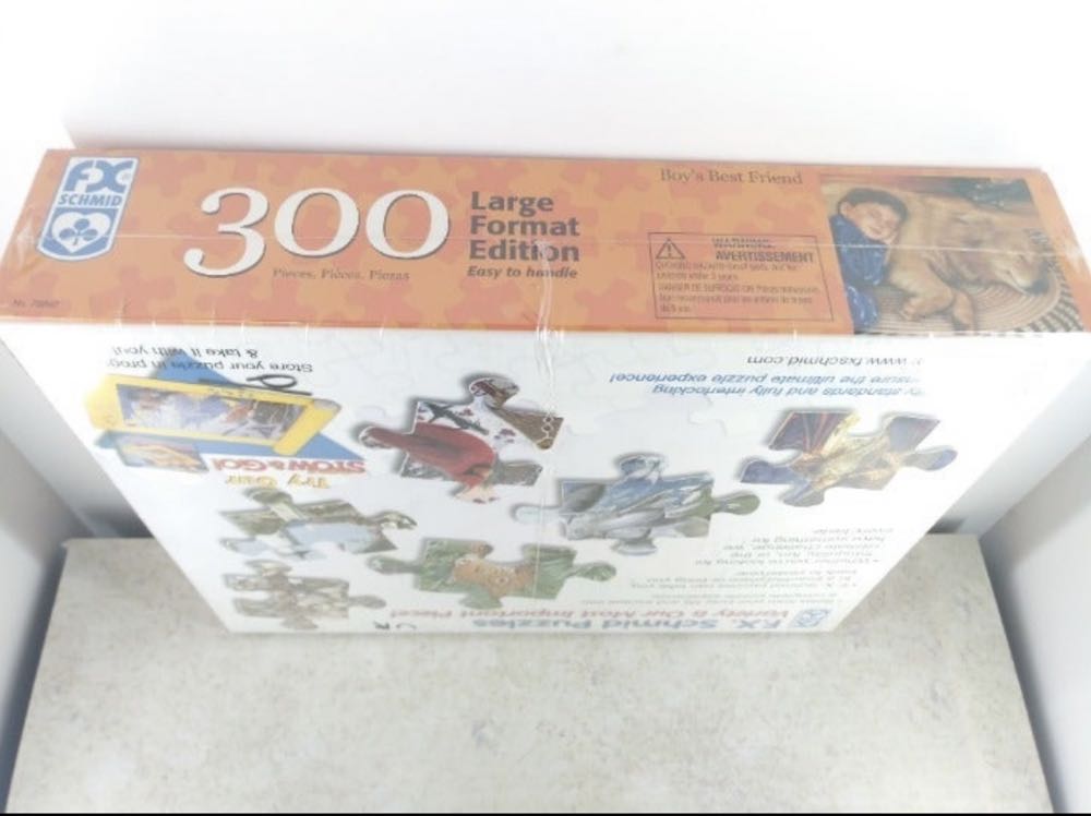 Boy’s Best Friend - F.X. Schmid puzzle collectible [Barcode 099252788422] - Main Image 3