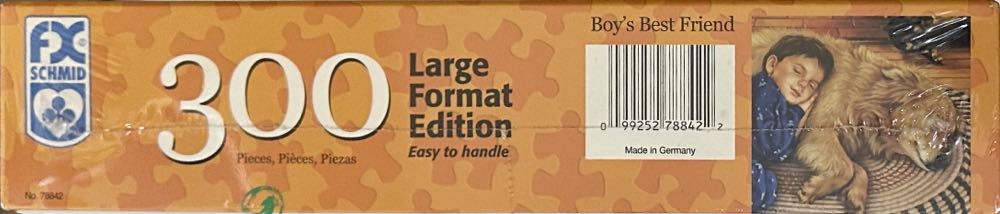 Boy’s Best Friend - F.X. Schmid puzzle collectible [Barcode 099252788422] - Main Image 4