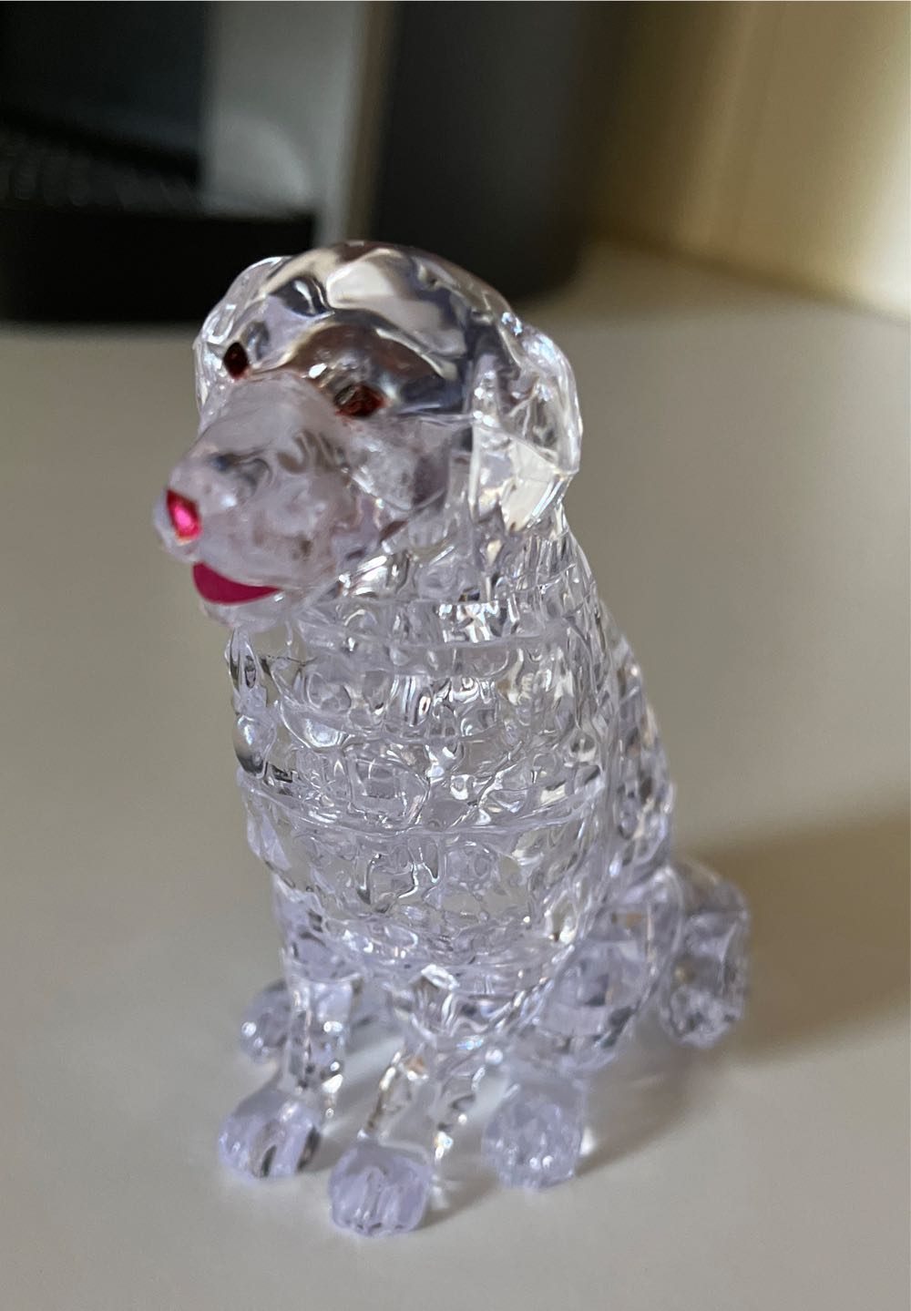 3D Crystal Dog And Puppy  puzzle collectible [Barcode 023332312054] - Main Image 3