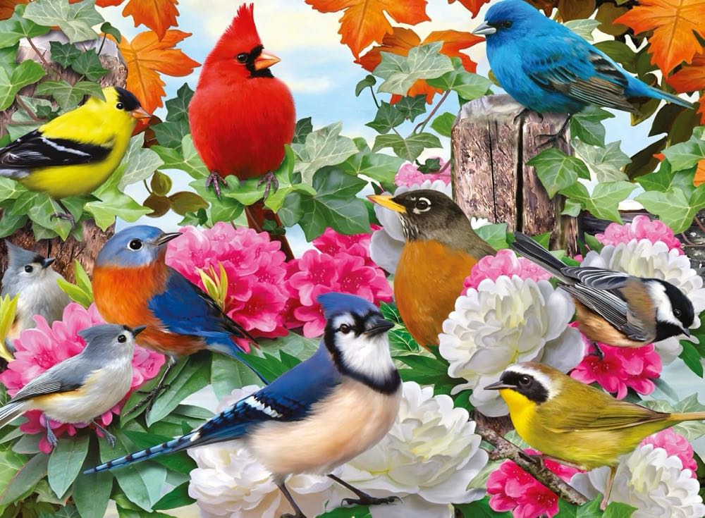 Garden Birds (UV) 🧩 - Ravensburger puzzle collectible - Main Image 2