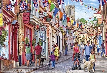 Steep Hill 🟦 - Gibsons puzzle collectible [Barcode 5012269027150] - Main Image 2