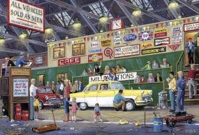 Going Once, Going Twice 🟦 - Gibsons puzzle collectible [Barcode 5012269027136] - Main Image 2