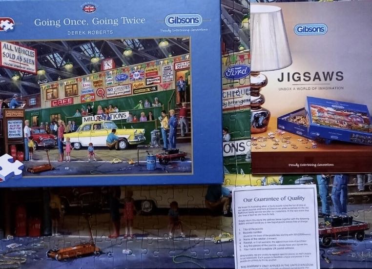 Going Once, Going Twice 🟦 - Gibsons puzzle collectible [Barcode 5012269027136] - Main Image 4