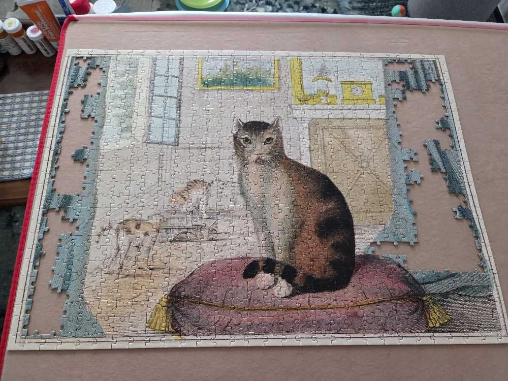 Calm Cat - Artisan Puzzle puzzle collectible [Barcode 9781648290190] - Main Image 2