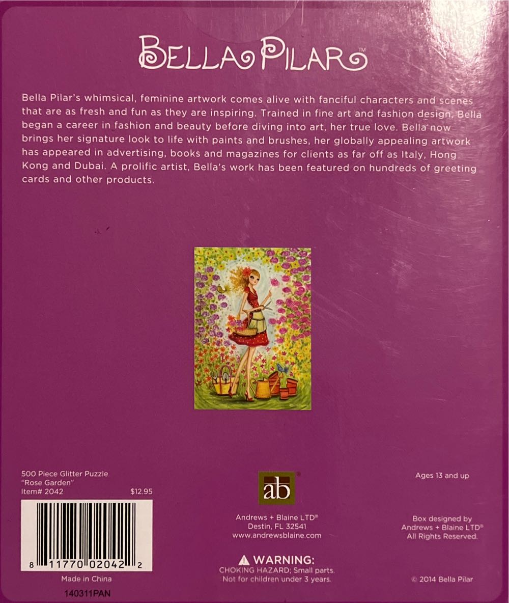 Bella Pilar - Rose Garden - Andrew + Blaine puzzle collectible - Main Image 2