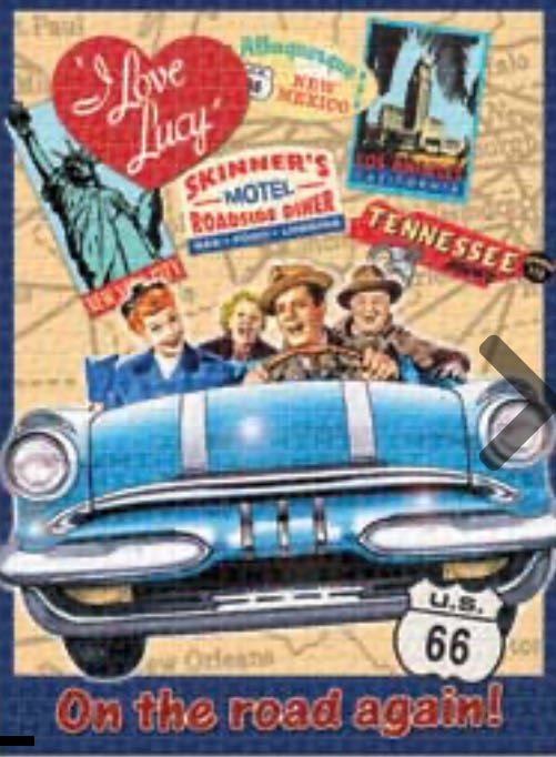I Love Lucy Going To California - Aquarius puzzle collectible - Main Image 3
