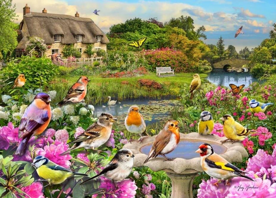 Birdsong By The Stream - Gibsons puzzle collectible [Barcode 5012269063622] - Main Image 2