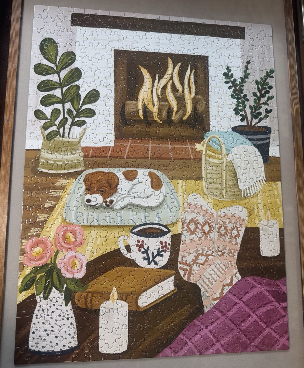 Cozy Fireplace - Playview puzzle collectible [Barcode 773392025608] - Main Image 2