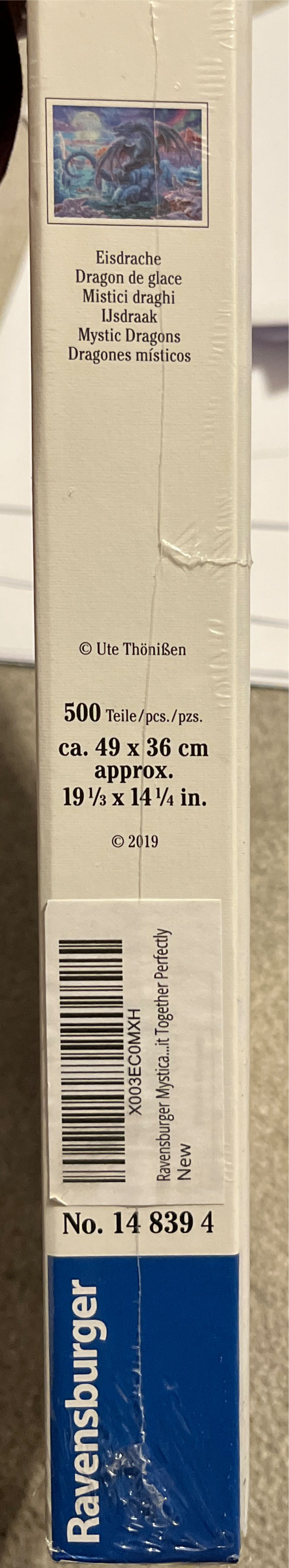 Ravensburger Mystic Dragon  puzzle collectible - Main Image 2