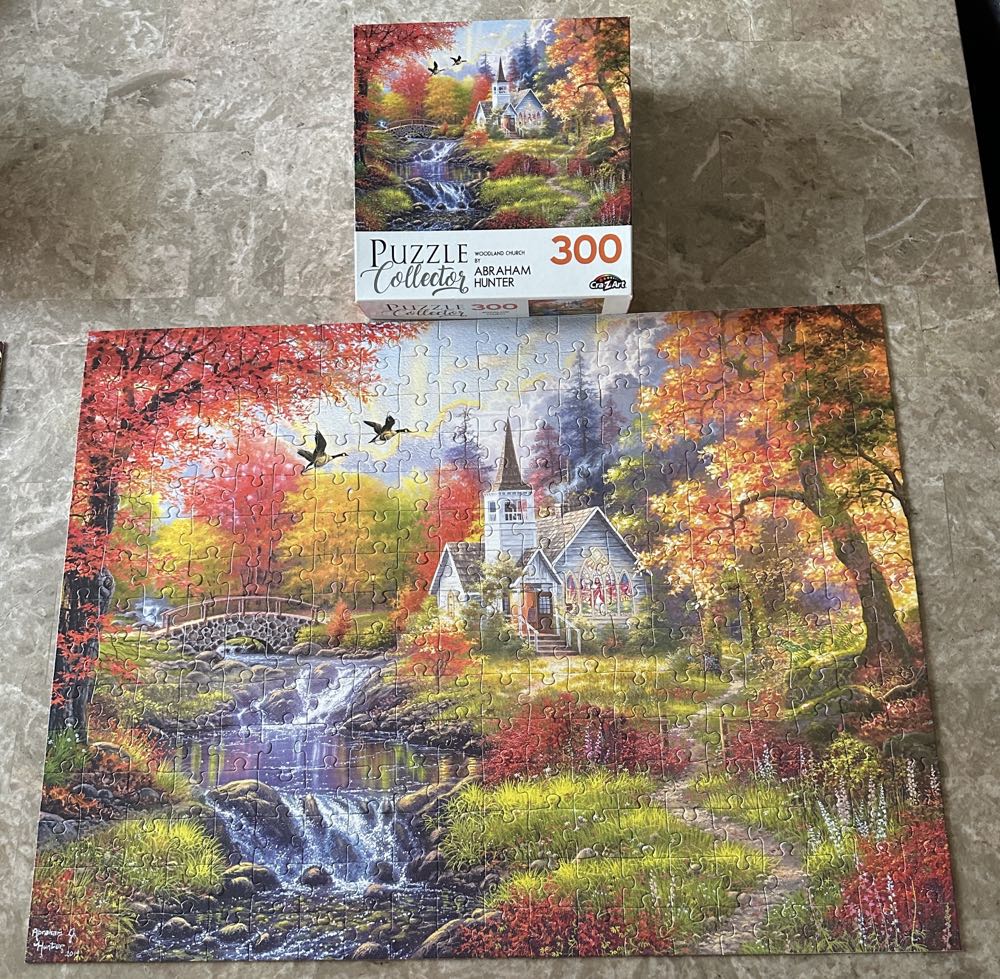 Woodland Church - Cra-Z-Art puzzle collectible [Barcode 4895145424295] - Main Image 2