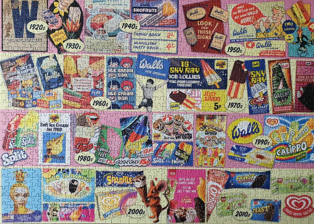 Wall’s Ice Cream Classics 100 Yaers - Gibsons puzzle collectible [Barcode 5012269071221] - Main Image 2