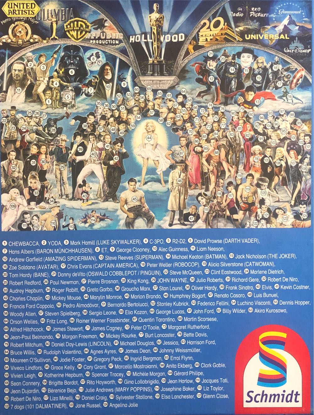 Hollywood The Universe Of Glory - Schmidt Puzzle puzzle collectible [Barcode 4001504593988] - Main Image 2