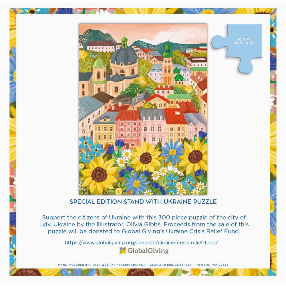 Stand With Ukraine - Ceaco puzzle collectible - Main Image 2