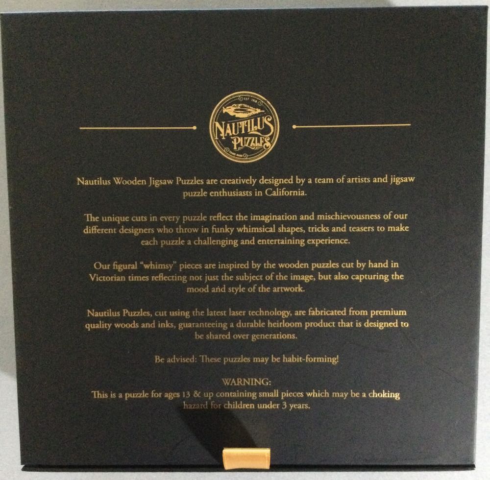 Flower Garden Blues - Nautilus Wooden Puzzles puzzle collectible - Main Image 3