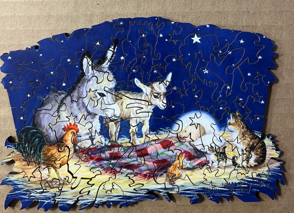 Away In a Manager - Nautilus Wooden Puzzles puzzle collectible - Main Image 2