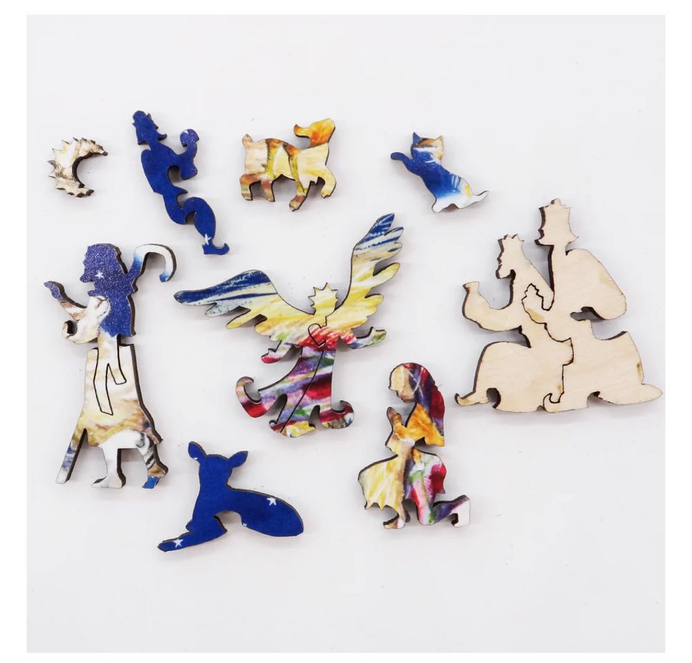 Away In a Manager - Nautilus Wooden Puzzles puzzle collectible - Main Image 3