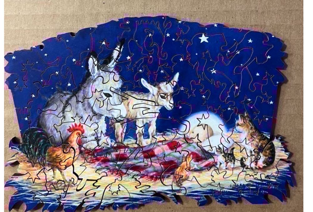 Away In a Manager - Nautilus Wooden Puzzles puzzle collectible - Main Image 4