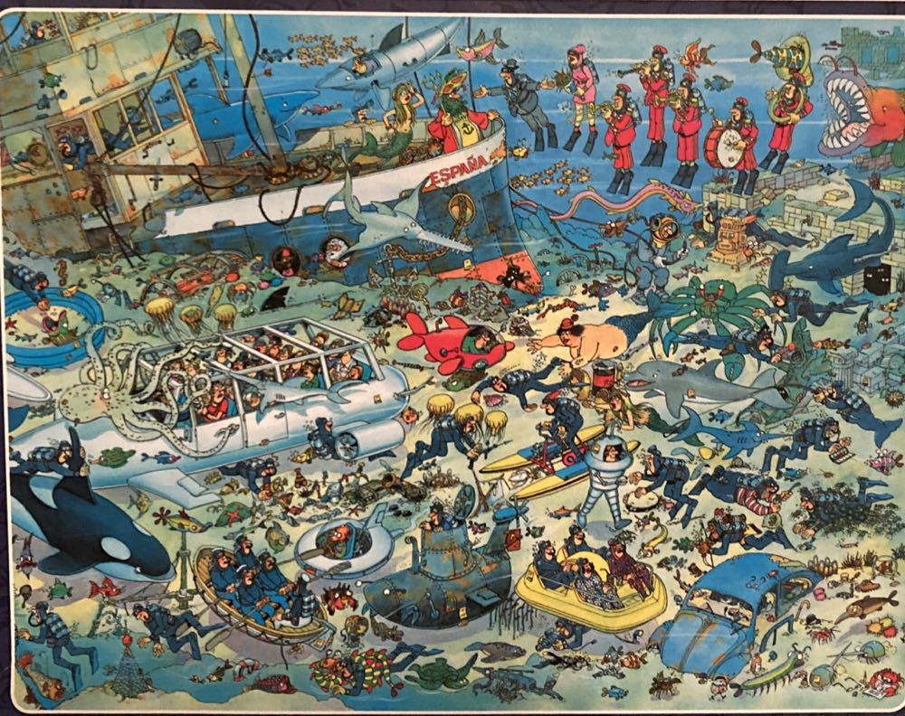 Imaginary Journey Pollinator Playground 500 Piece Puzzle By Badge Bomb