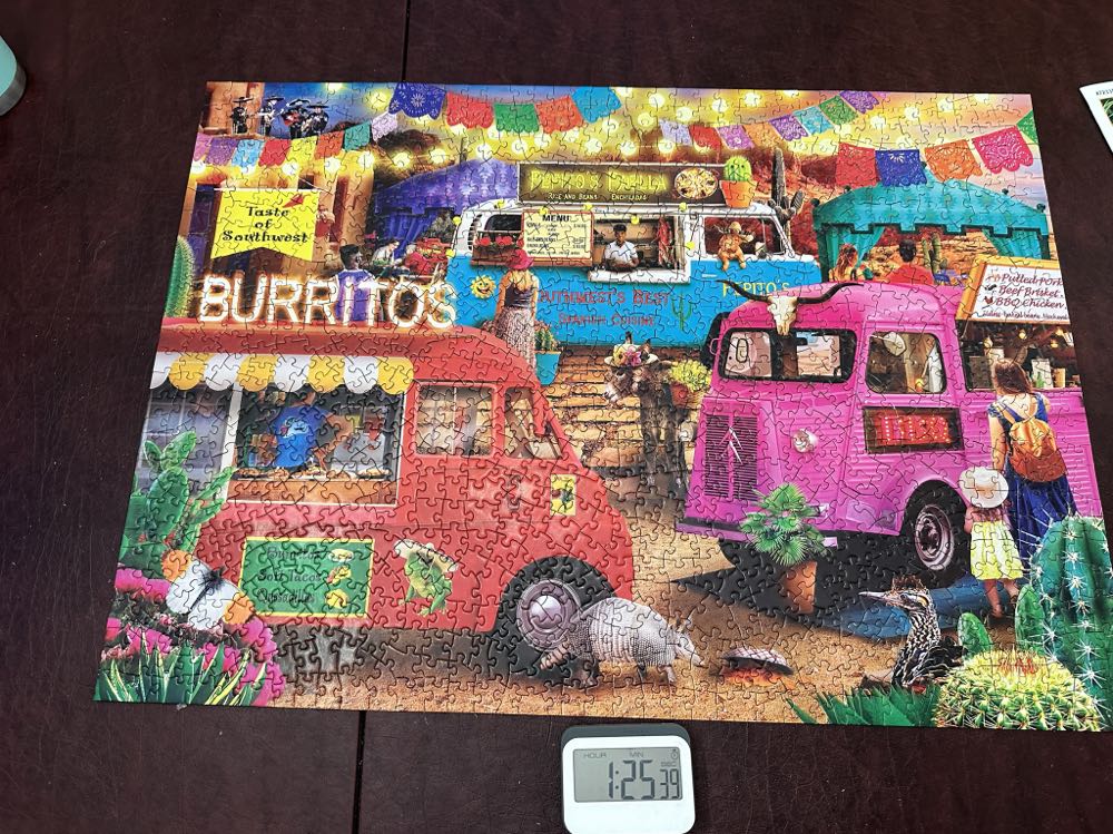 Food Truck - Taste Of The Southwest - Master Pieces puzzle collectible [Barcode 705988723308] - Main Image 2