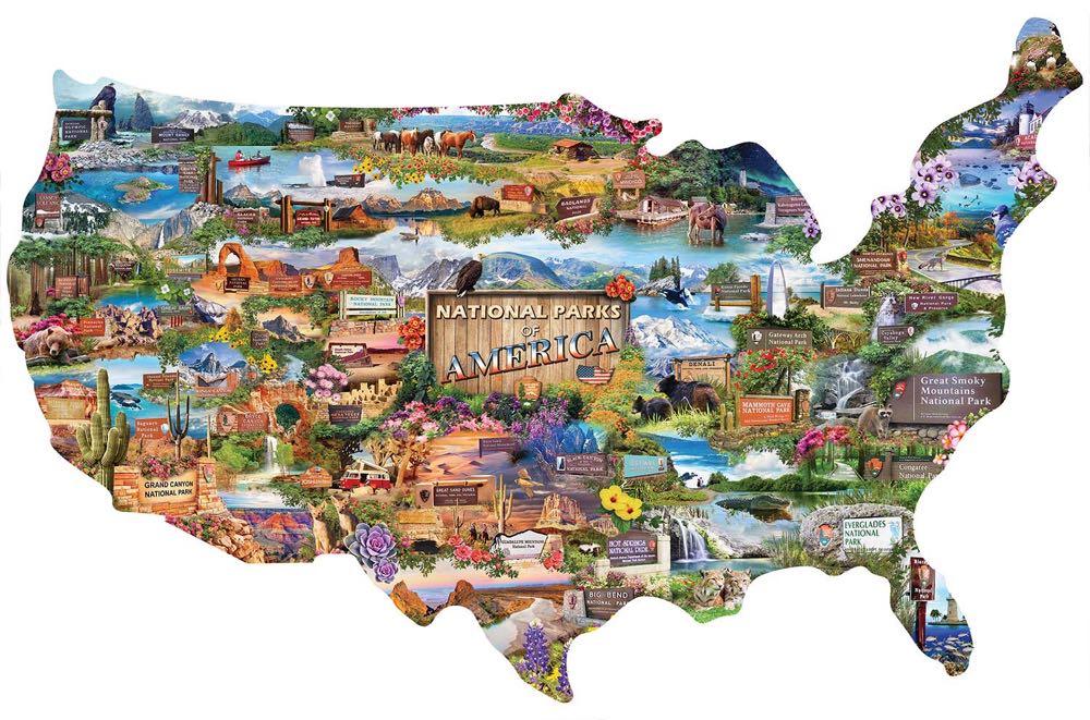 National Parks of America - MasterPieces puzzle collectible [Barcode 705988723568] - Main Image 2