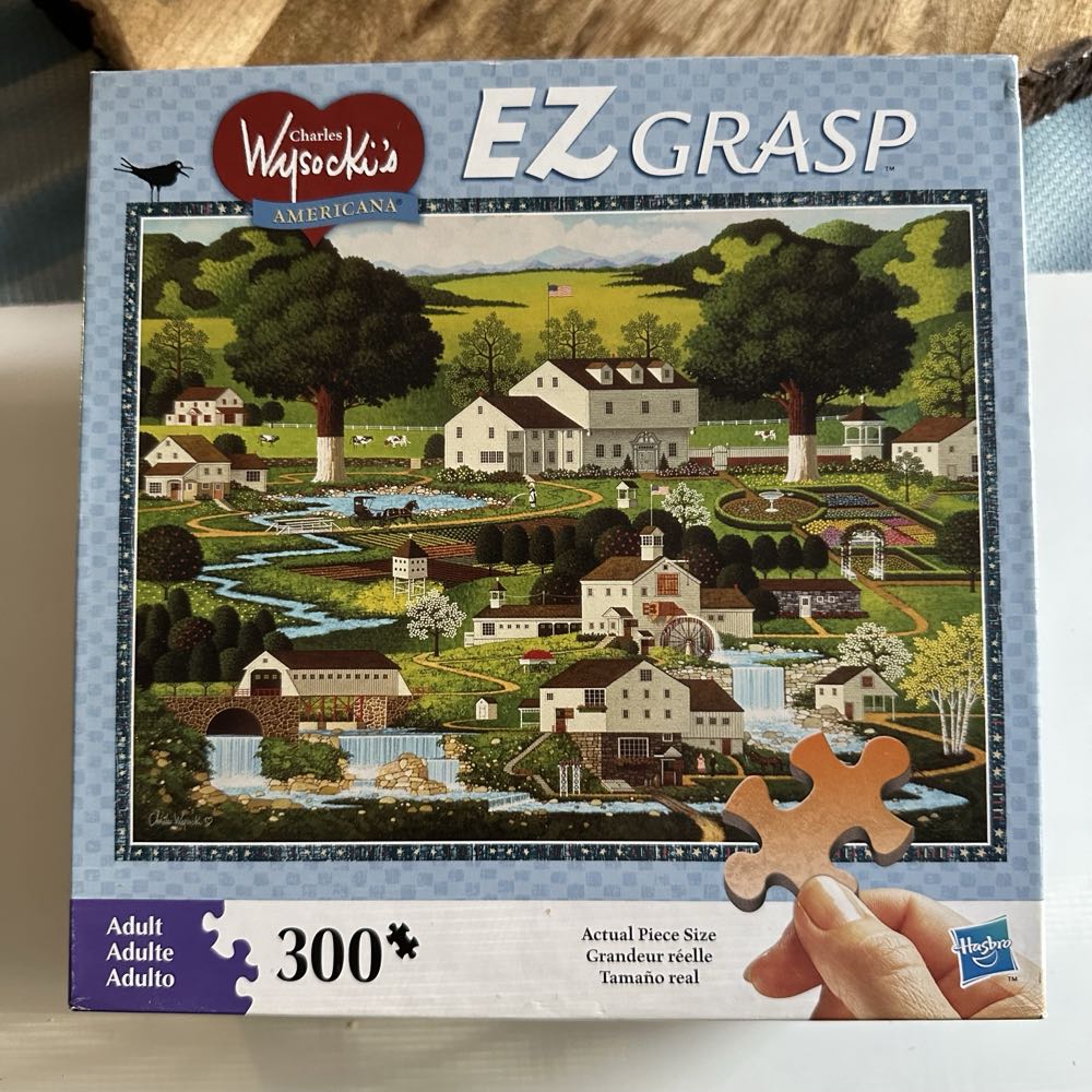 Country Gardens - Hasbro puzzle collectible [Barcode 653569519782] - Main Image 2