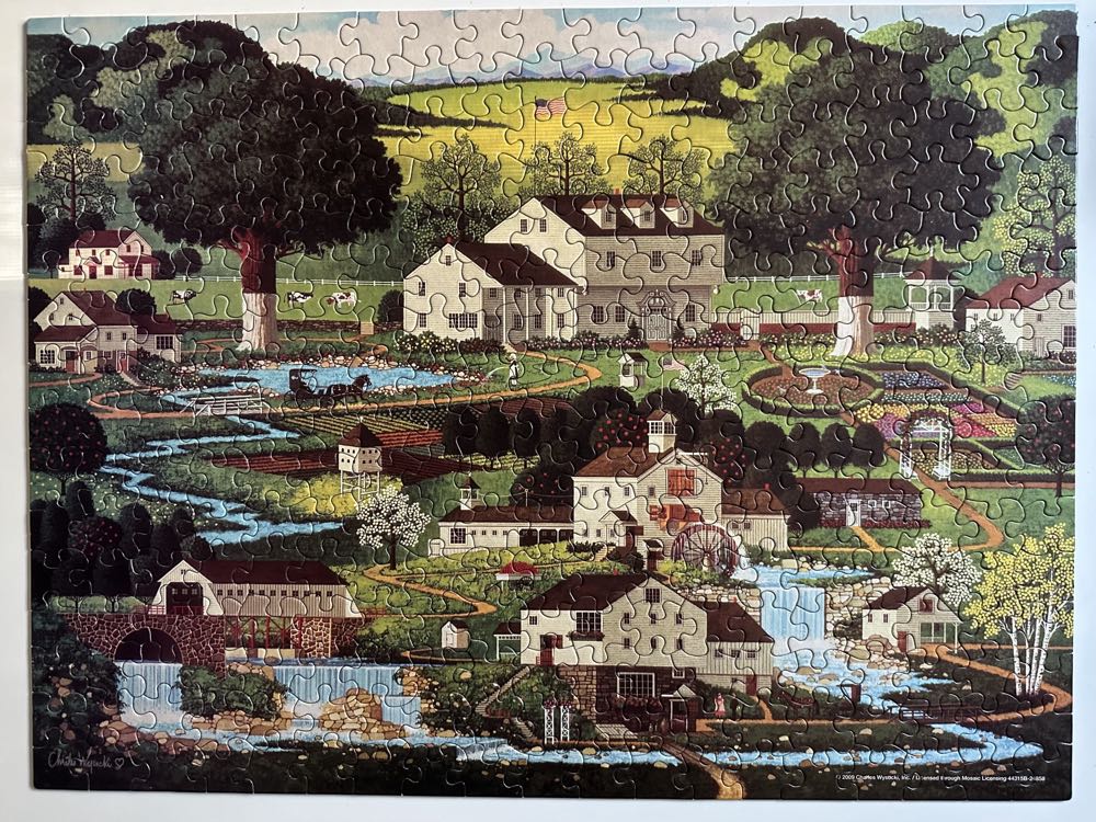 Country Gardens - Hasbro puzzle collectible [Barcode 653569519782] - Main Image 3