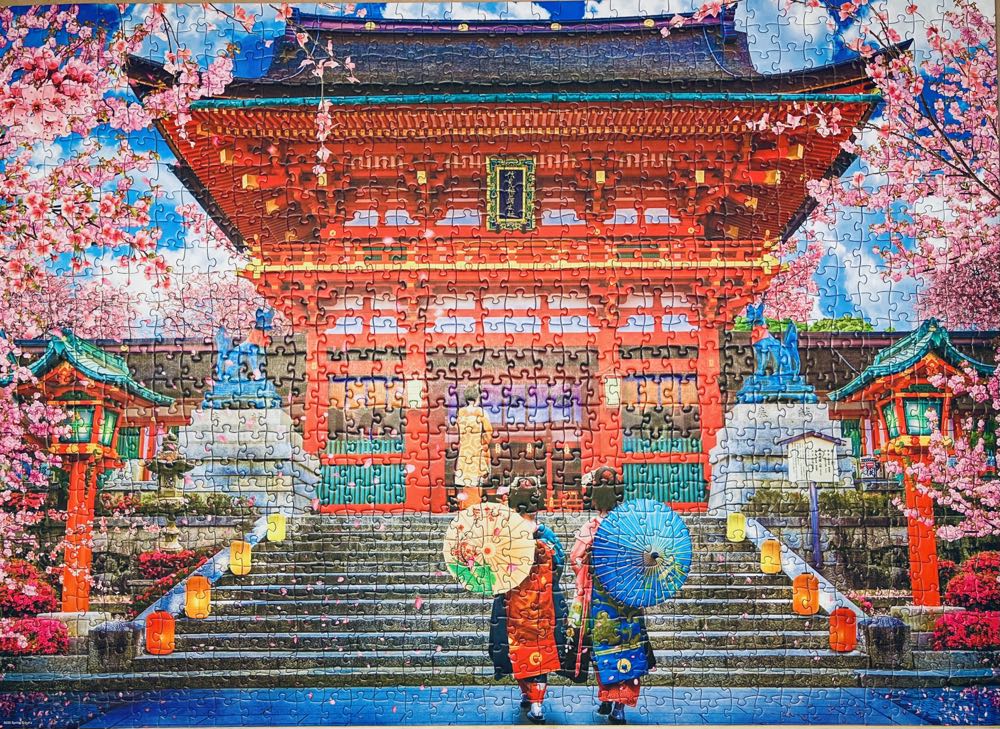 Spring Sakura - Eurographics puzzle collectible [Barcode 628136555333] - Main Image 2