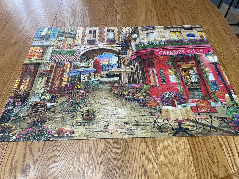 Travel: Café Des Paris 500 Pieces - Cobble Hill puzzle collectible [Barcode 625012850964] - Main Image 4