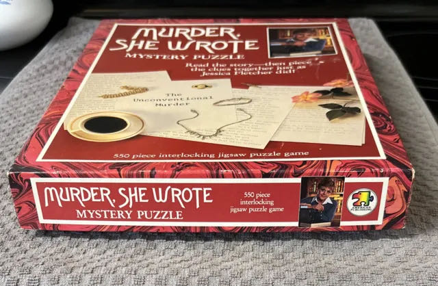 NFS Puzzle Thriller Murder, She Wrote An Unconventional Murder - American Publishing 🚫 puzzle collectible [Barcode 078581067262] - Main Image 2