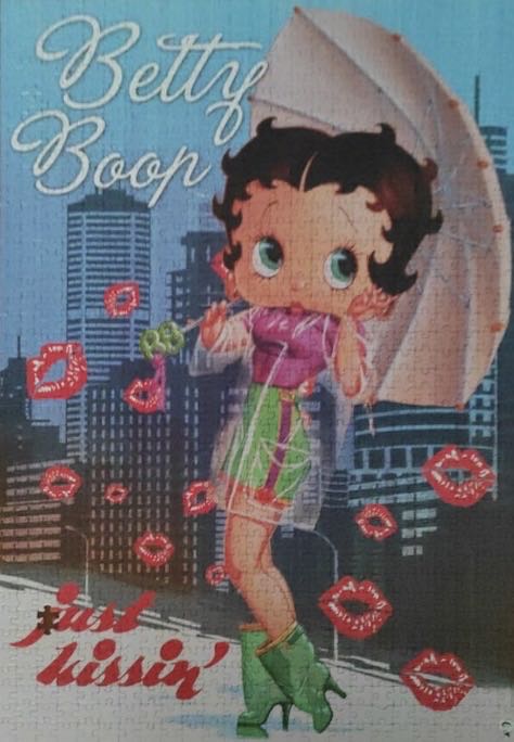 Betty Boop Just Kissin’ (Karli....) - Educa puzzle collectible [Barcode 8412668151871] - Main Image 3
