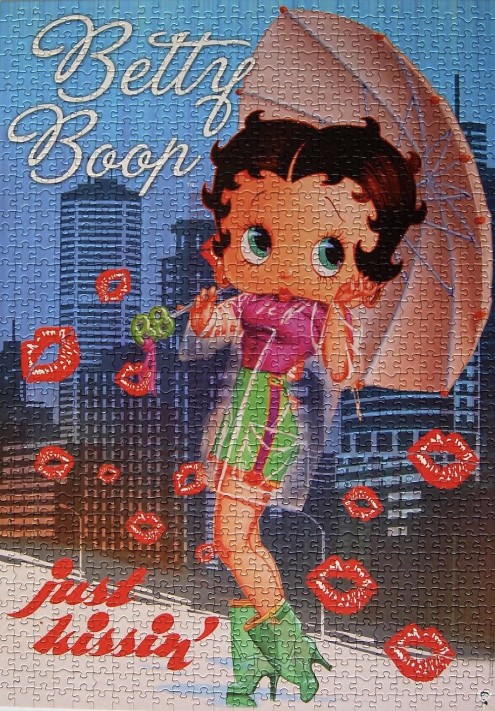 Betty Boop Just Kissin’ (Karli....) - Educa puzzle collectible [Barcode 8412668151871] - Main Image 4