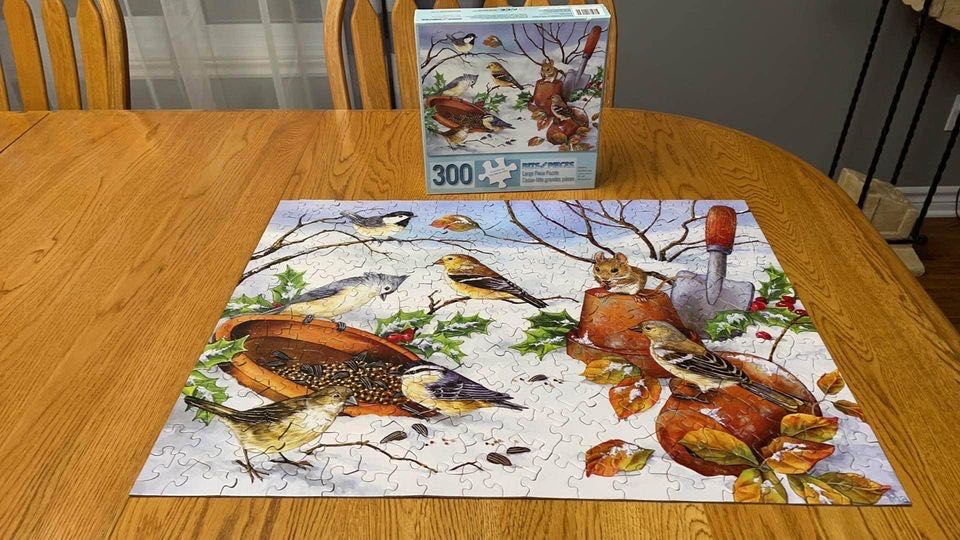 Snowy Gathering - Bits & Pieces puzzle collectible [Barcode 704812401344] - Main Image 2